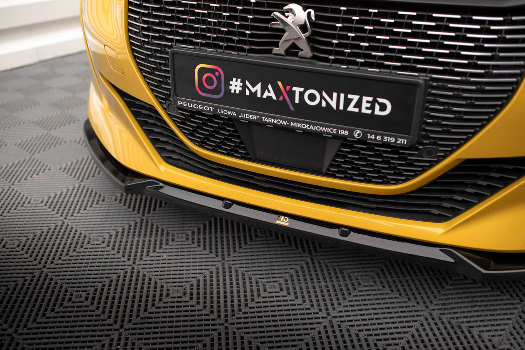 Maxton Design Front Splitter V.1 Peugeot 208 GT Mk2