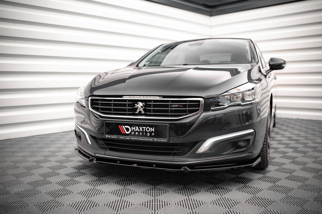 Maxton Design Front Splitter V.1 Peugeot 508 GT Mk1 Facelift