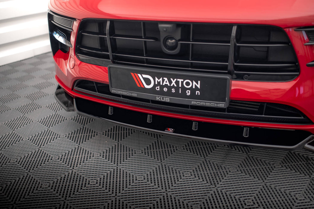 Maxton Design Front Splitter V.1 Porsche Macan GTS / Sport Design Mk1 Facelift