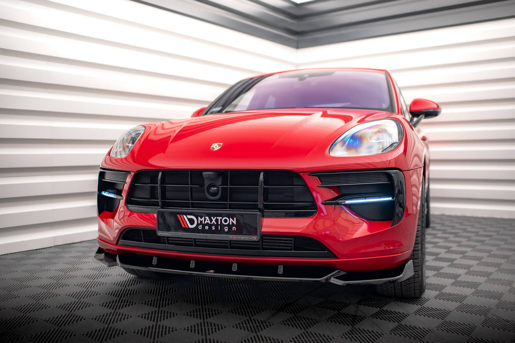 Maxton Design Front Splitter V.1 Porsche Macan GTS / Sport Design Mk1 Facelift