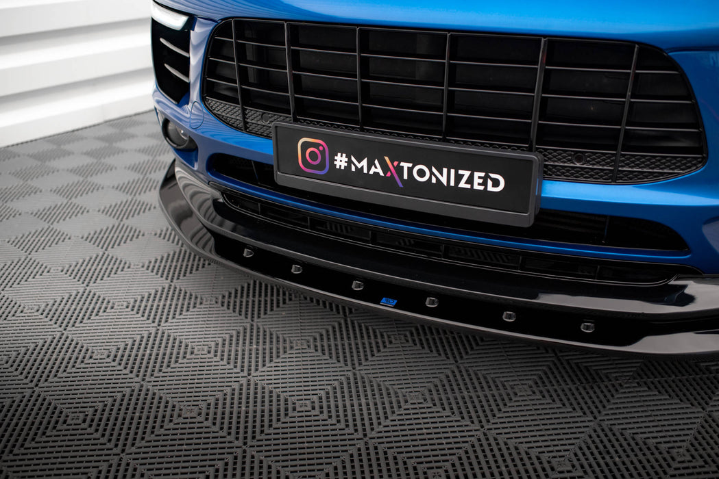 Maxton Design Front Splitter V.1 Porsche Macan Mk1