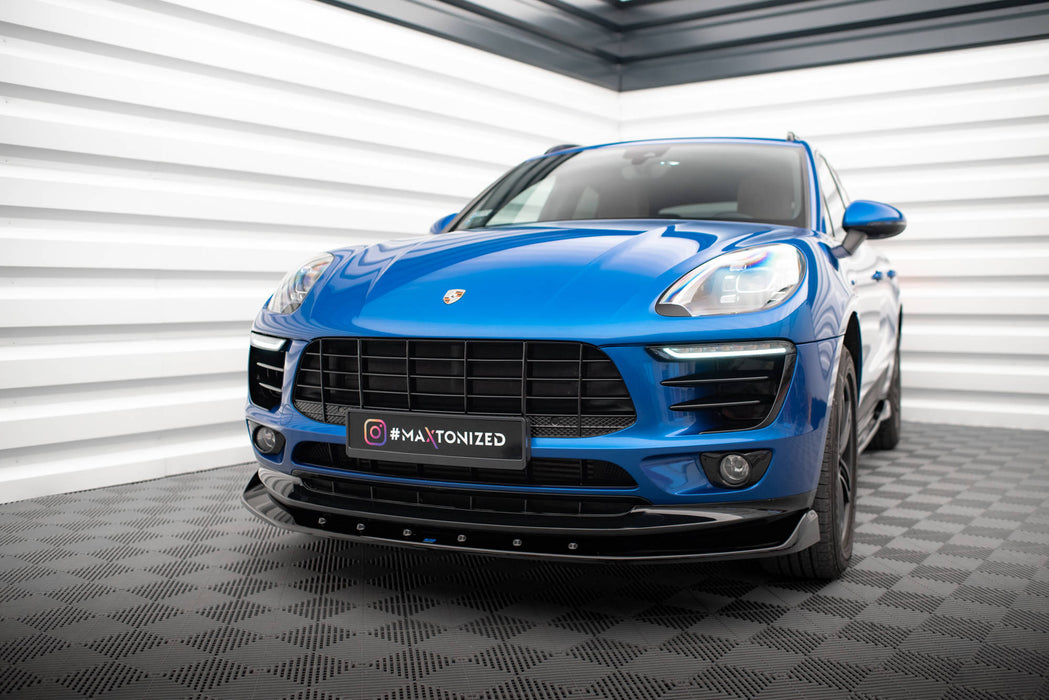 Maxton Design Front Splitter V.1 Porsche Macan Mk1