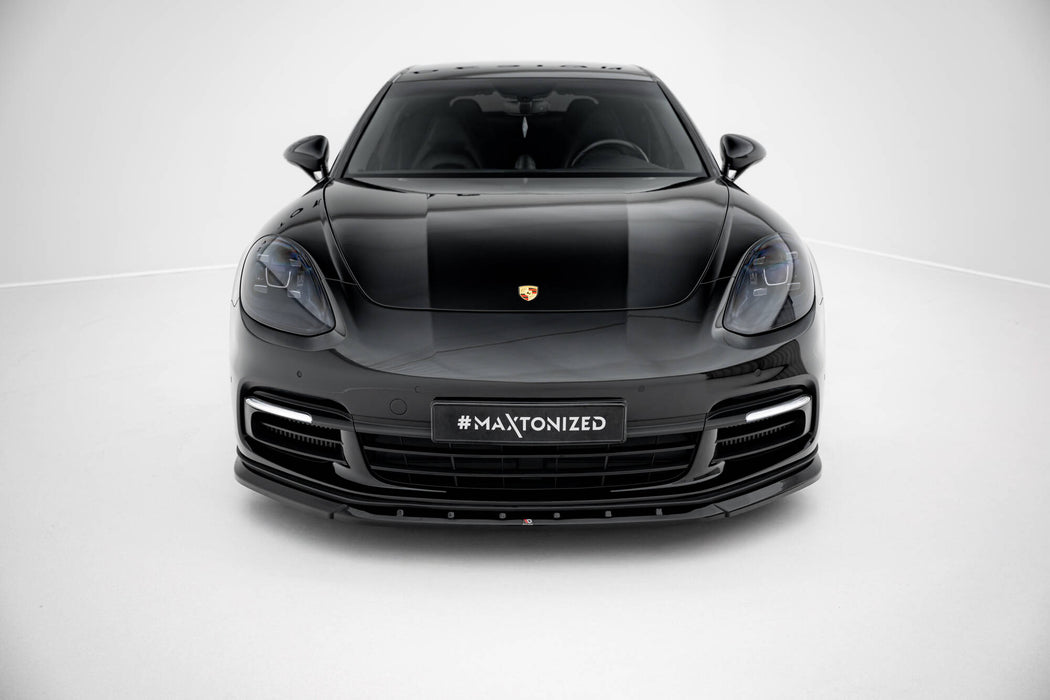 Maxton Design Front Splitter V.1 Porsche Panamera E-Hybrid / Panamera 4S 971