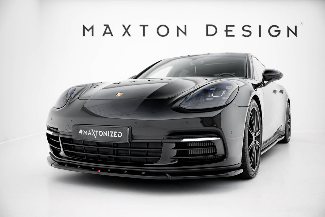 Maxton Design Front Splitter V.1 Porsche Panamera E-Hybrid / Panamera 4S 971