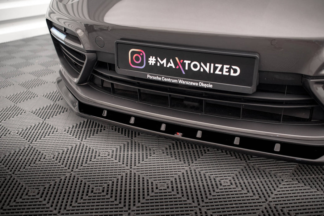 Maxton Design Front Splitter V.1 Porsche Panamera Turbo S E-Hybrid