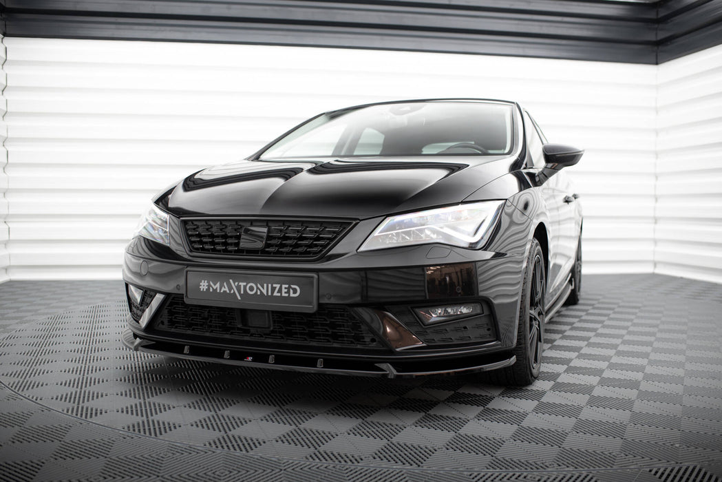 Maxton Design Front Splitter V.1 Seat Leon Mk3 Facelift