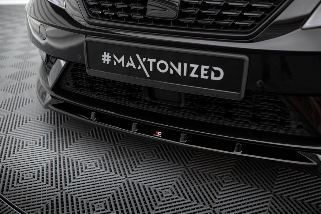 Maxton Design Front Splitter V.1 Seat Leon Mk3 Facelift