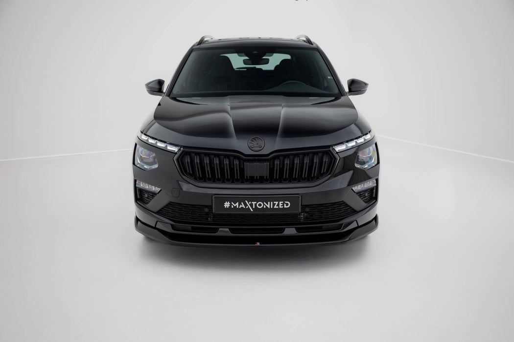 Maxton Design Front Splitter V.1 Skoda Kamiq Monte Carlo Mk1 Facelift