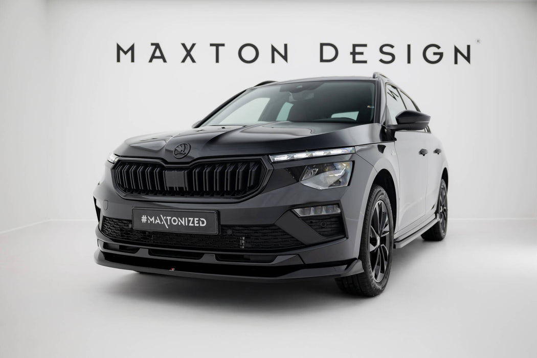Maxton Design Front Splitter V.1 Skoda Kamiq Monte Carlo Mk1 Facelift