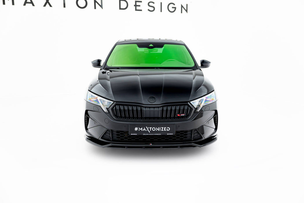 Maxton Design Front Splitter V.1 Skoda Octavia RS Liftback / Combi Mk4 Facelift