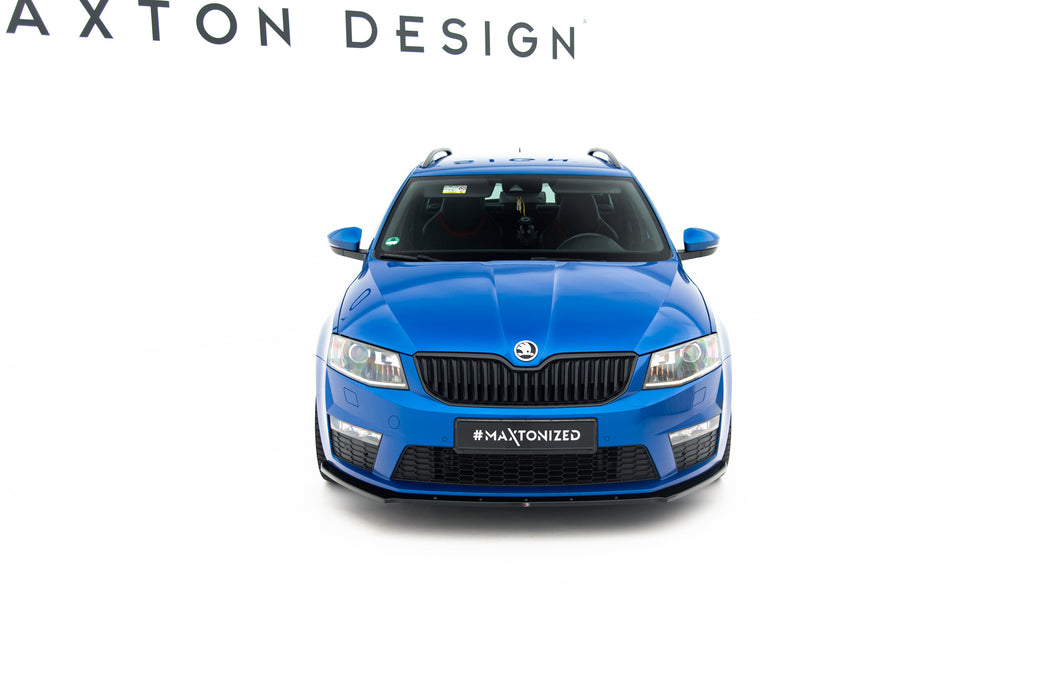 Maxton Design Front Splitter V.1 Skoda Octavia RS Mk3