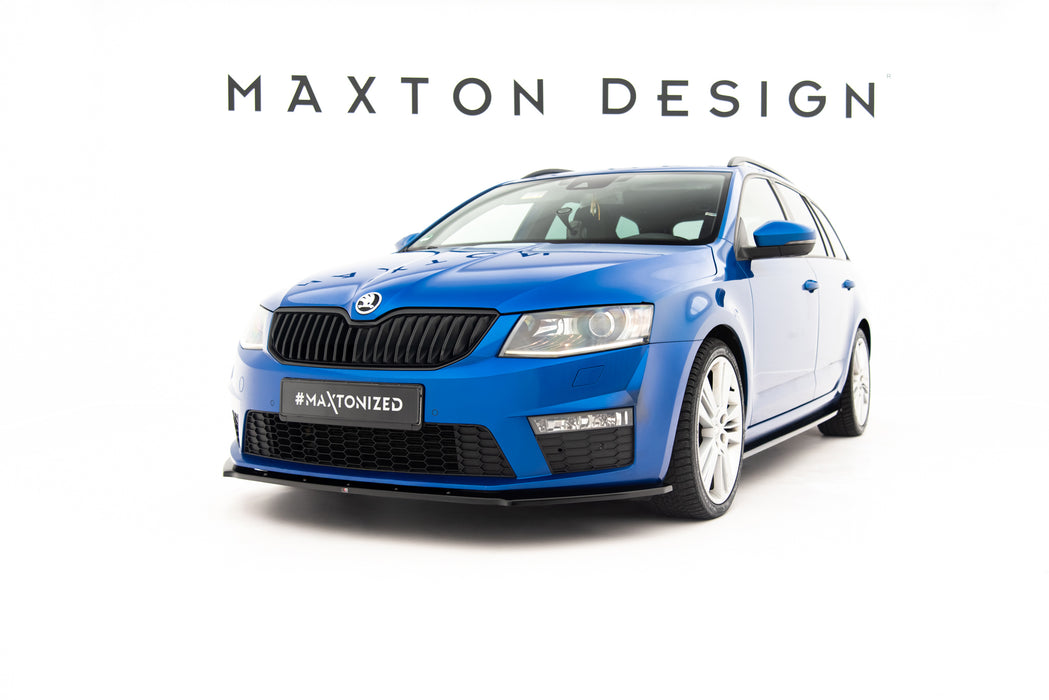 Maxton Design Front Splitter V.1 Skoda Octavia RS Mk3