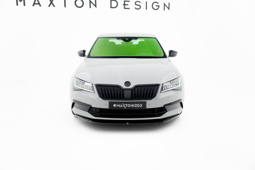 Maxton Design Front Splitter V.1 Skoda Superb Liftback / Combi Mk3