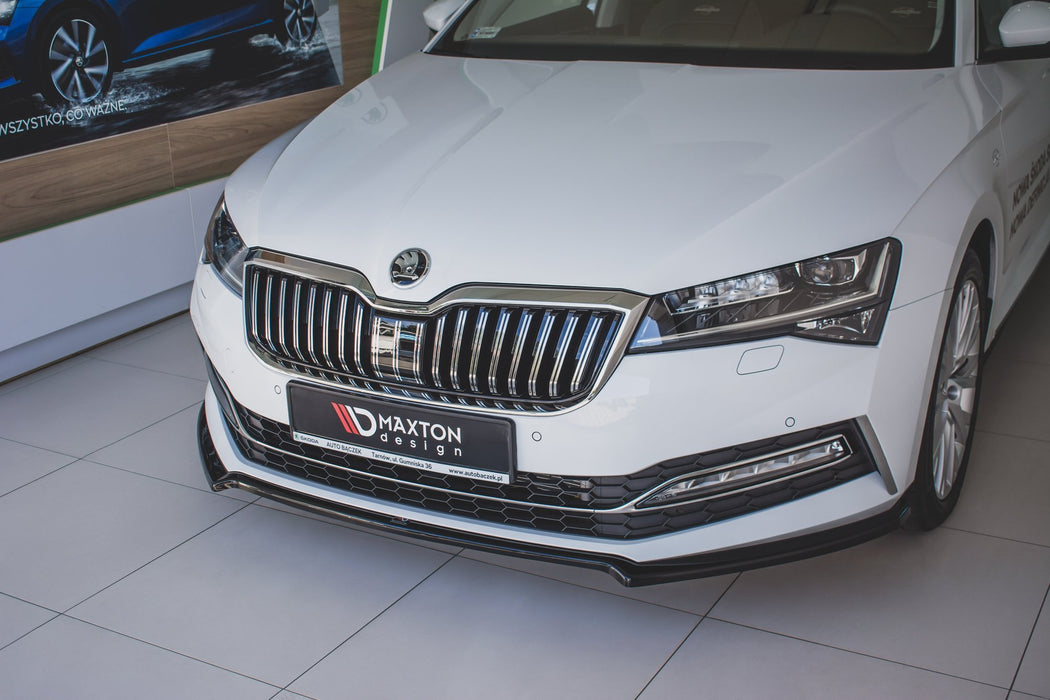 Maxton Design Front Splitter V.1 Skoda Superb Liftback / Combi Mk3 Facelift