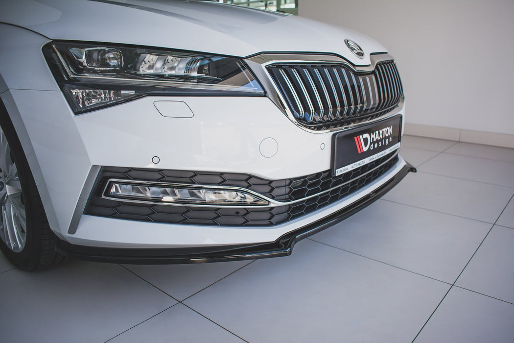Maxton Design Front Splitter V.1 Skoda Superb Liftback / Combi Mk3 Facelift