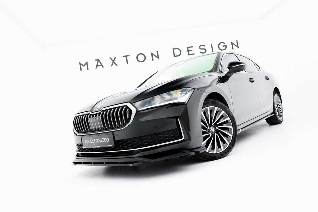 Maxton Design Front Splitter V.1 Skoda Superb Mk4