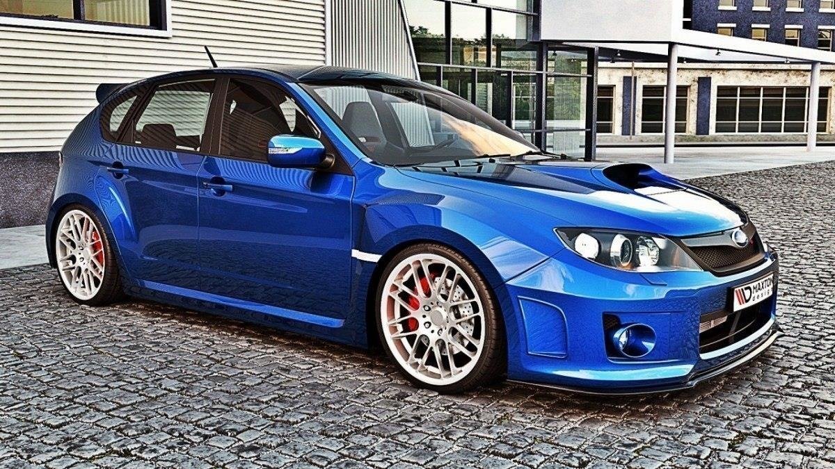Maxton Design Front Splitter V.1 Subaru Impreza WRX STI  MK3 Facelift