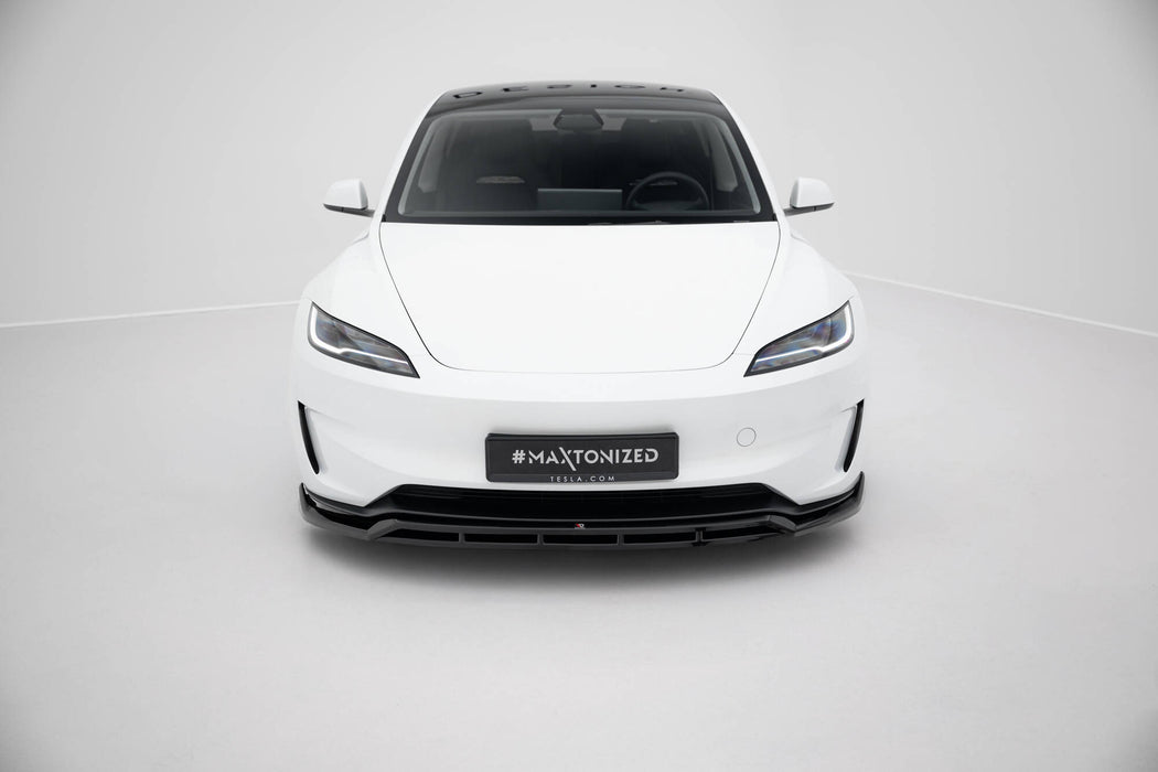 Maxton Design Front Splitter V.1 Tesla Model 3 Performance Mk1 Facelift