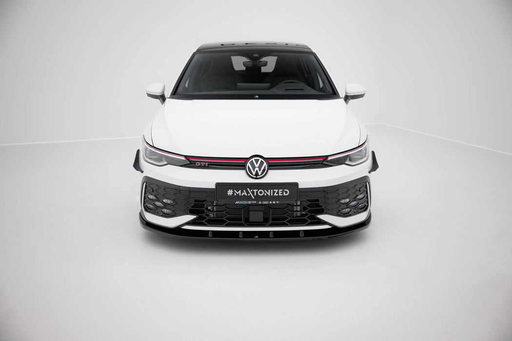 Maxton Design Front Splitter V.1 Volkswagen Golf GTI / GTE / R-Line Mk8 Facelift