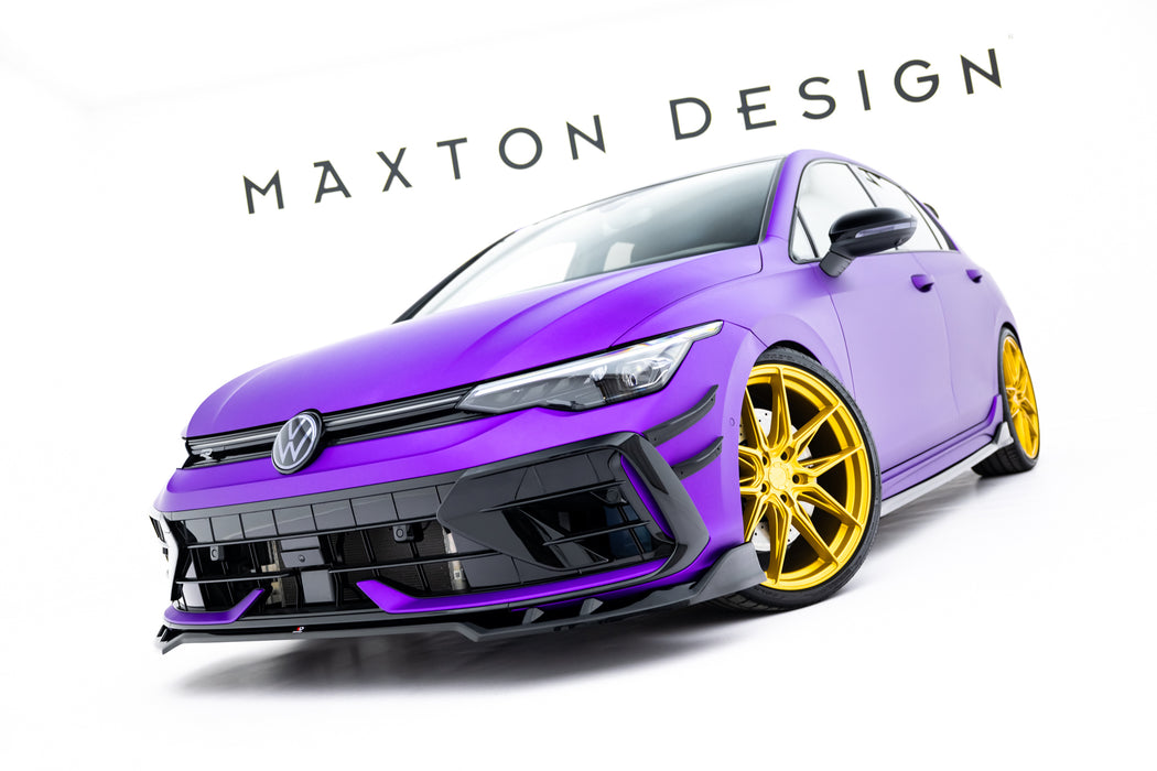 Maxton Design Front Splitter V.1 Volkswagen Golf R Mk8 Facelift