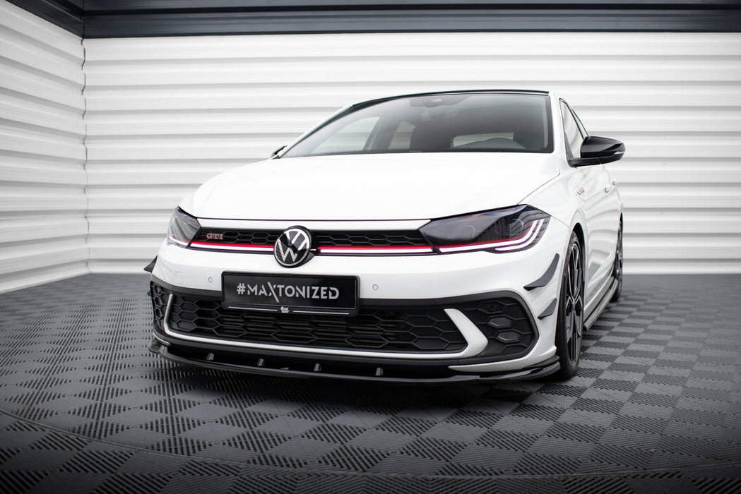 Maxton Design Front Splitter V.1 Volkswagen Polo GTI Mk6 Facelift