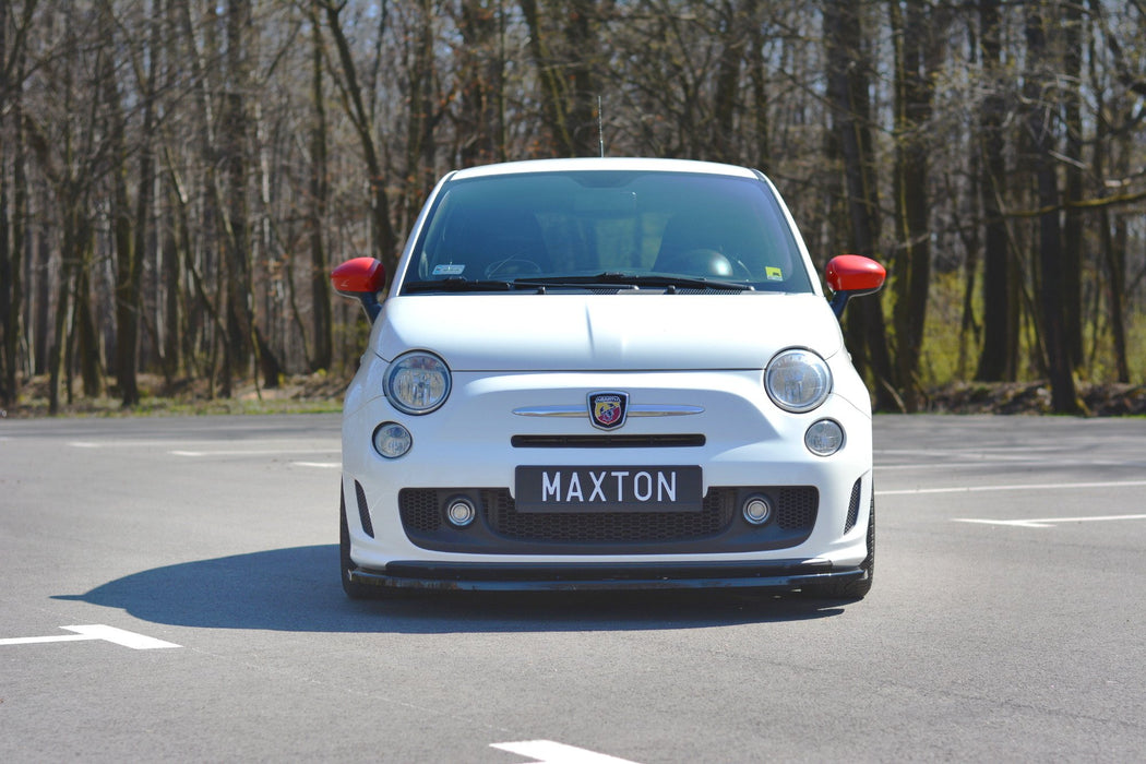 Maxton Design Front Splitter V.2 Abarth  500 Mk1