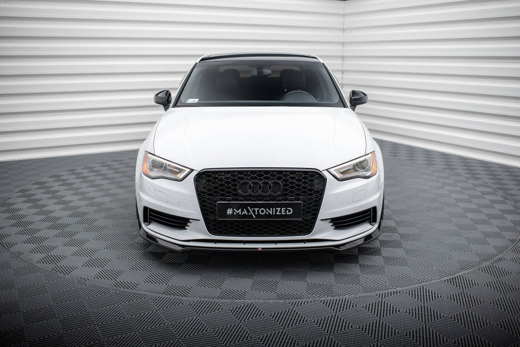 Maxton Design Front Splitter V.2 Audi A3 Sedan 8V