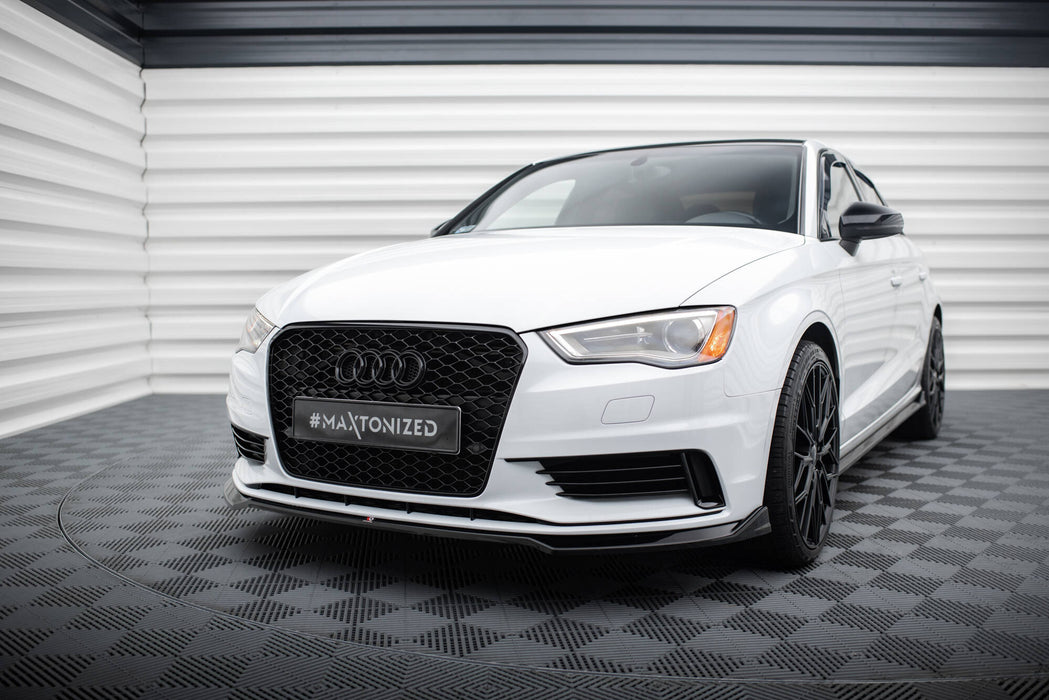Maxton Design Front Splitter V.2 Audi A3 Sedan 8V