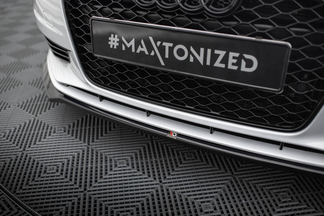 Maxton Design Front Splitter V.2 Audi A3 Sedan 8V