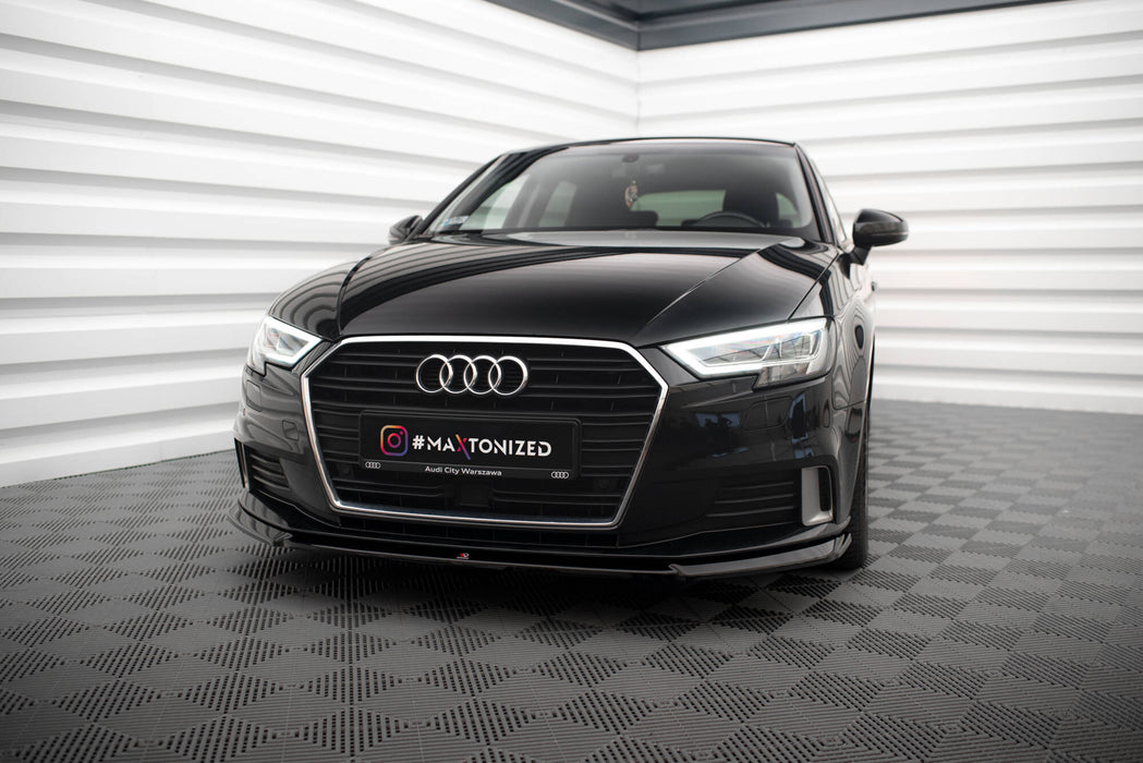 Maxton Design Front Splitter V.2 Audi A3 Sportback 8V Facelift