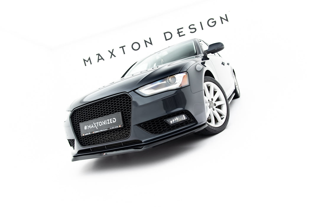 Maxton Design Front Splitter V.2 Audi A4 B8 FL
