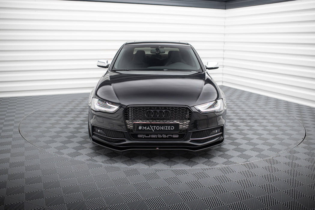 Maxton Design Front Splitter V.2 Audi A4 S-Line / S4 B8 Facelift