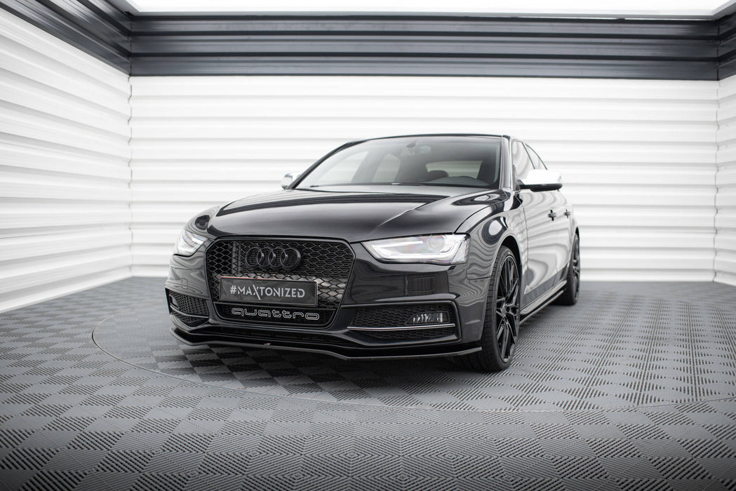 Maxton Design Front Splitter V.2 Audi A4 S-Line / S4 B8 Facelift