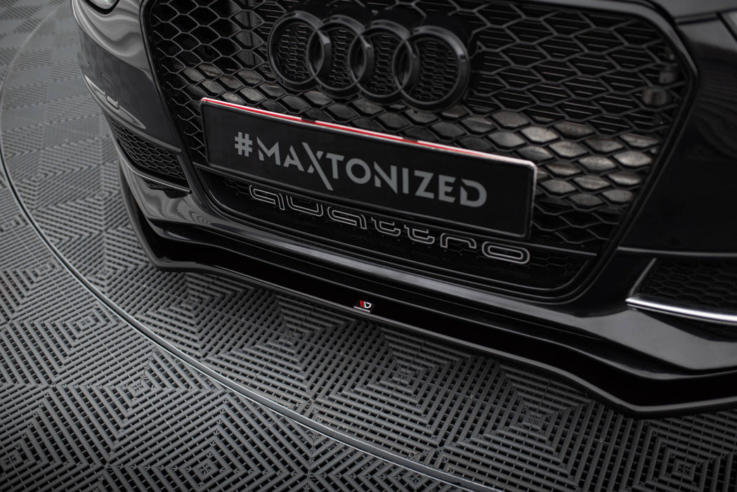 Maxton Design Front Splitter V.2 Audi A4 S-Line / S4 B8 Facelift