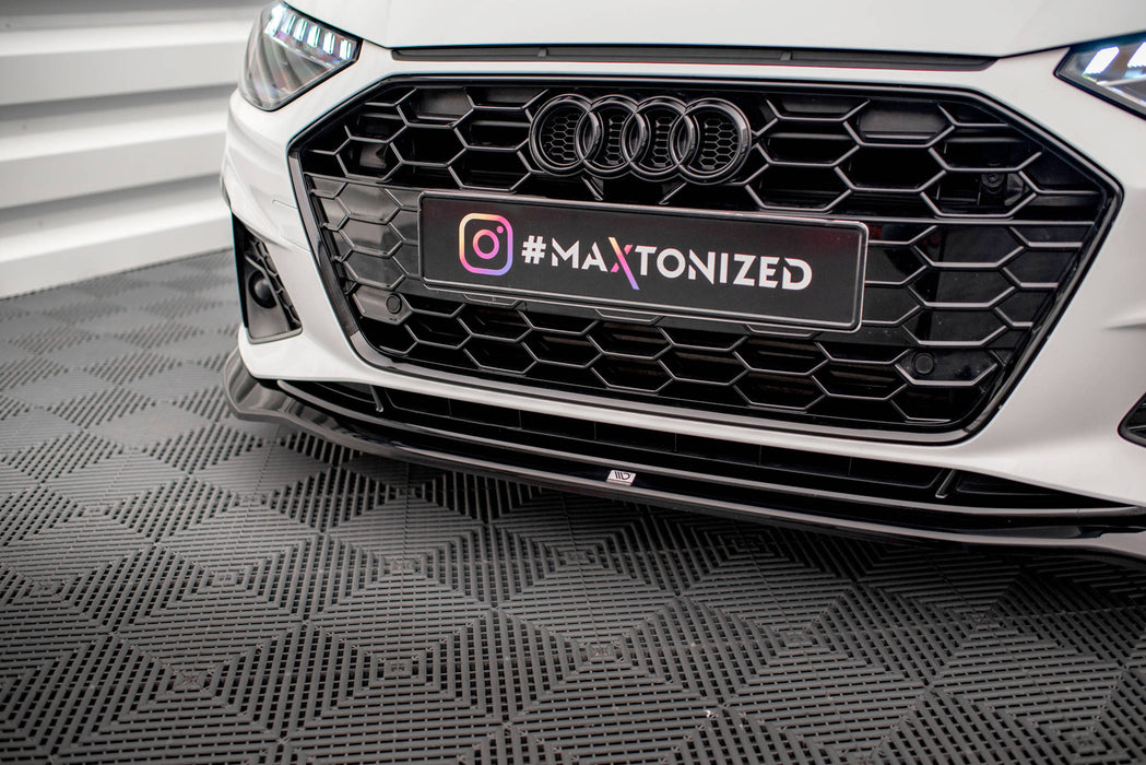 Maxton Design Front Splitter V.2 Audi A4 S-Line / S4 B9 Facelift