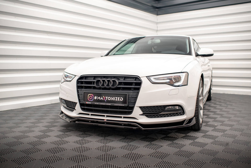 Maxton Design Front Splitter V.2 Audi A5 Coupe / Sportback 8T Facelift