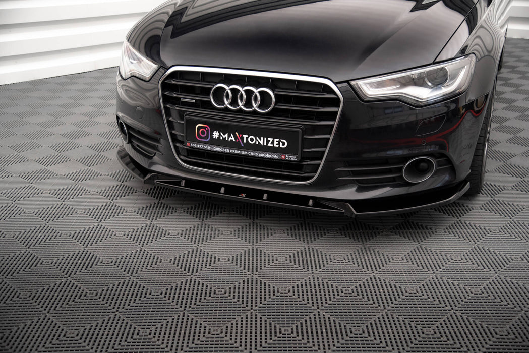 Maxton Design Front Splitter V.2  Audi A6 C7