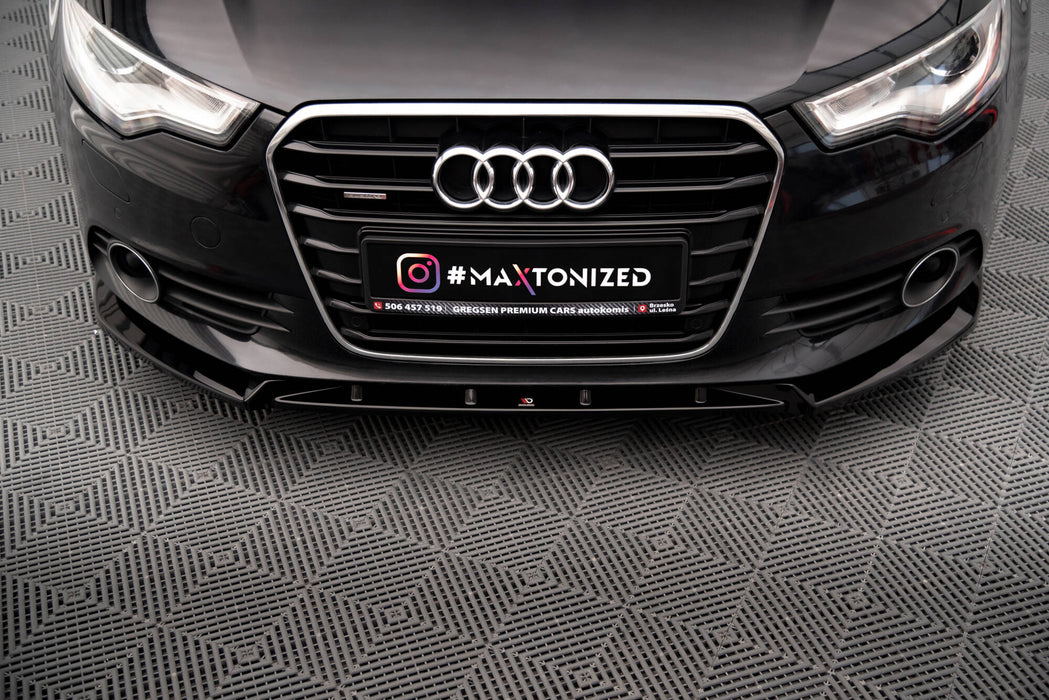 Maxton Design Front Splitter V.2  Audi A6 C7