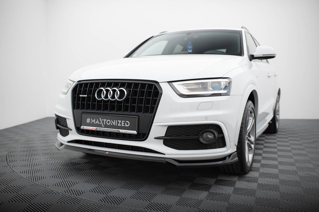 Maxton Design Front Splitter V.2 Audi Q3 S-line 8U