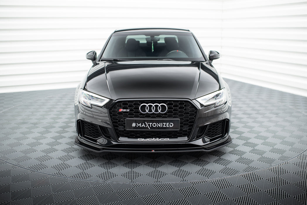 Maxton Design Front Splitter V.2 Audi RS3 8V FL Sedan
