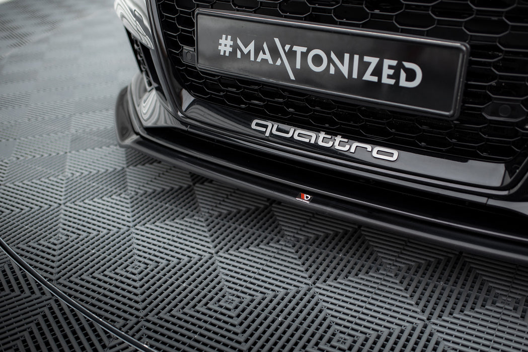 Maxton Design Front Splitter V.2 Audi RS3 8V FL Sedan