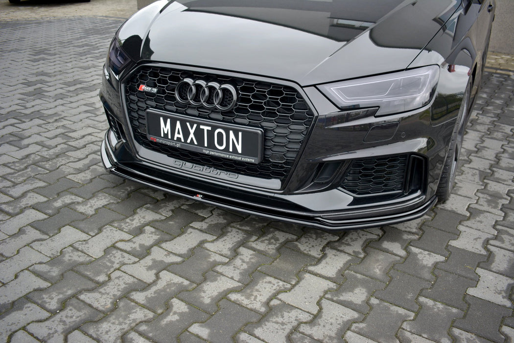 Maxton Design Front Splitter V.2 Audi RS3 8V FL Sportback