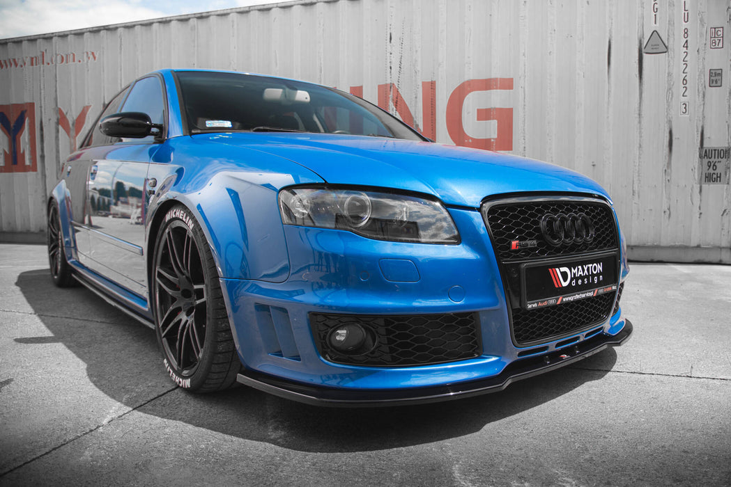Maxton Design Front Splitter V.2 Audi RS4 B7