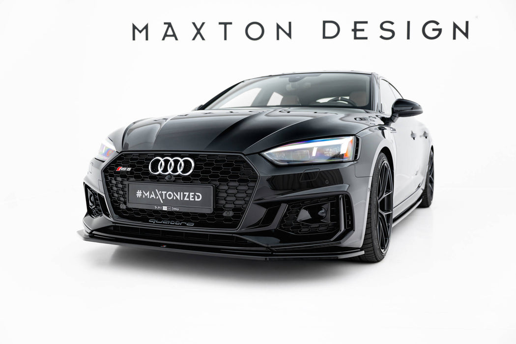 Maxton Design Front Splitter V.2 Audi RS5 Coupe / Sportback F5