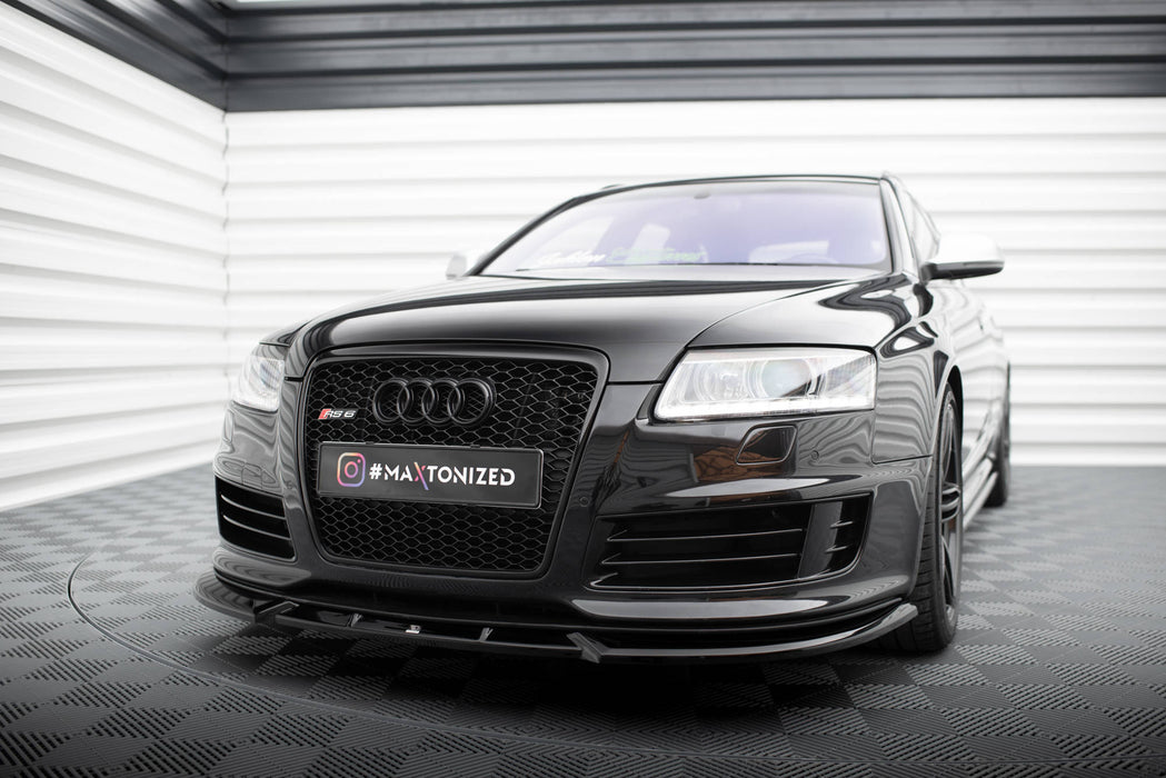 Maxton Design Front Splitter V.2 Audi RS6 Avant C6