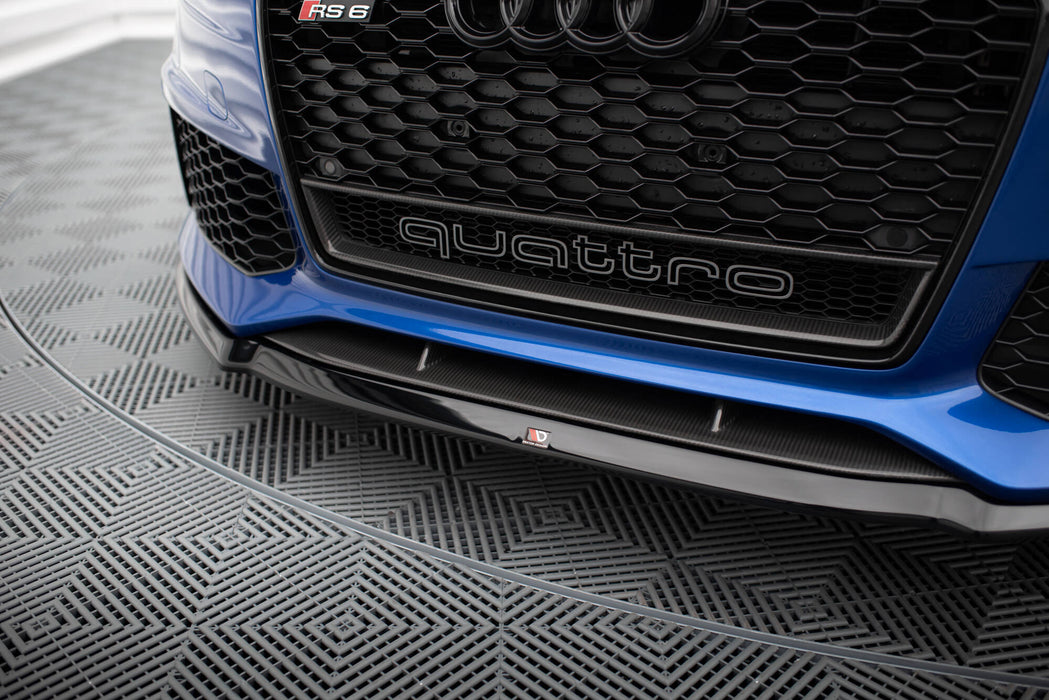Maxton Design Front Splitter V.2 Audi RS6 C7 / C7 Facelift
