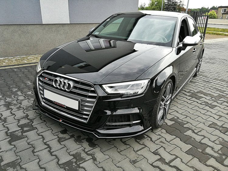 Maxton Design Front Splitter V.2 Audi S3 / A3 S-Line 8V FL Sedan