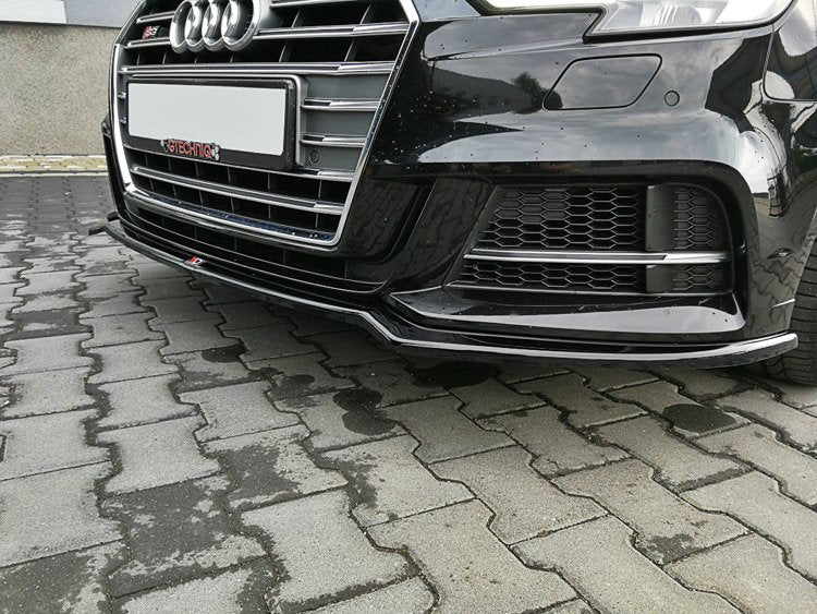 Maxton Design Front Splitter V.2 Audi S3 / A3 S-Line 8V FL Sedan