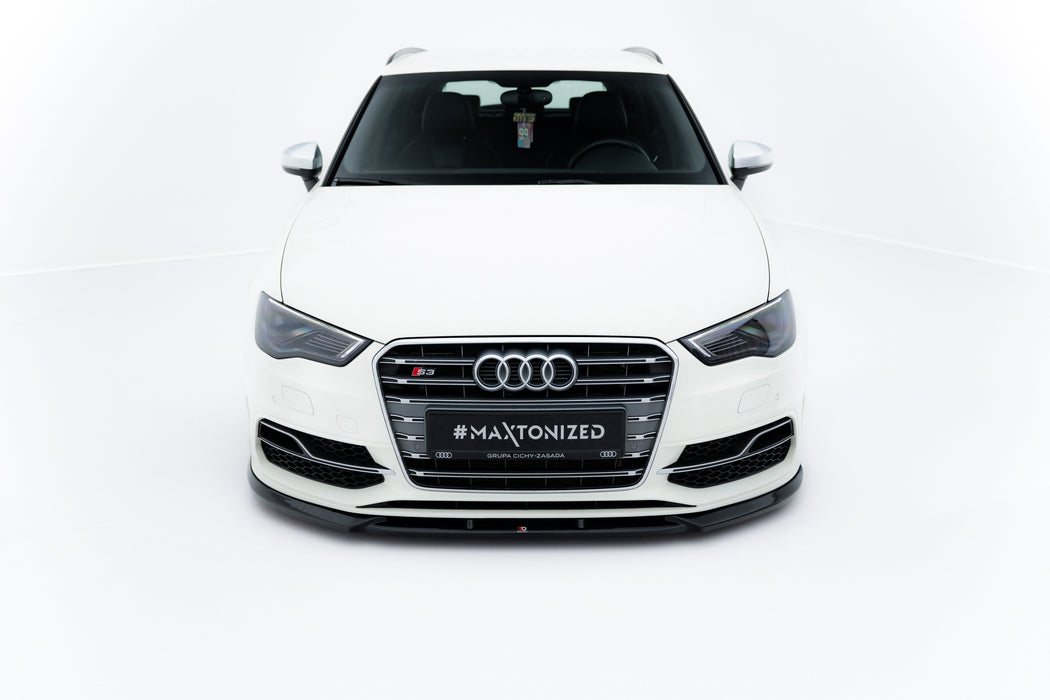Maxton Design Front Splitter V.2 Audi S3 / A3 S-Line Sportback / Hatchback 8V