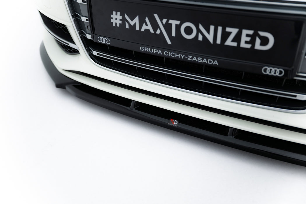 Maxton Design Front Splitter V.2 Audi S3 / A3 S-Line Sportback / Hatchback 8V